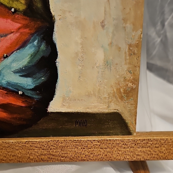 Charming Vintage Portrait Art Print - Mardi Gras Girl - Maio - Picture 5 of 12